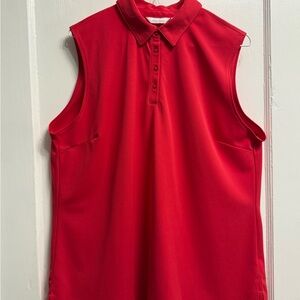 Lady Hagan Sleeveless Raspberry Women’s Polo